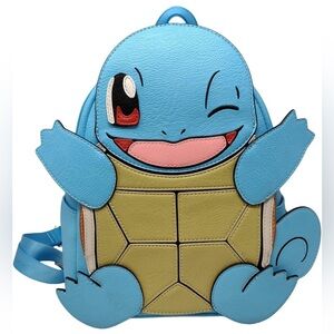 Loungefly Pokemon Squirtle Character Mini Backpack